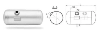 Nádrž válcová LPG STAKO - D 360/70 