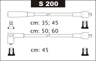 Zapalov.kabely Sentech šk.105/120