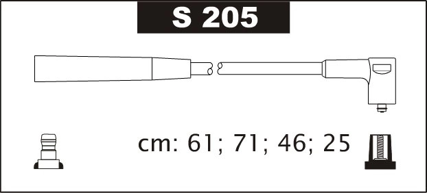 Zapalov.kabely Sentech Škoda Octavia 1.6